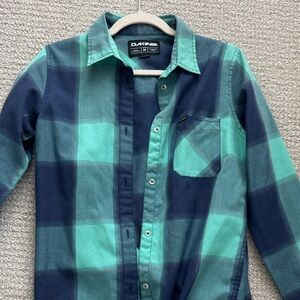 Dakine Plaid Canterbury Blue and Green Plaid Shirt